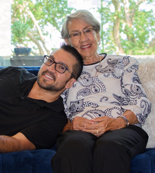 Francisco and his mother Celina